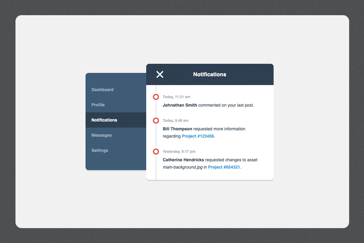 Image of Codepen Notifications